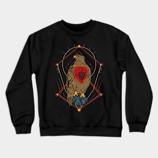 Eagle emblem illustration Crewneck Sweatshirt